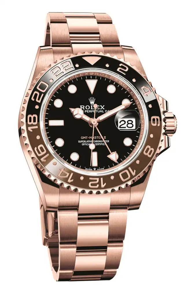 Rolex: Oyster Perpetual GMT-Master II in Everose-Gold mit Jubilé-Band