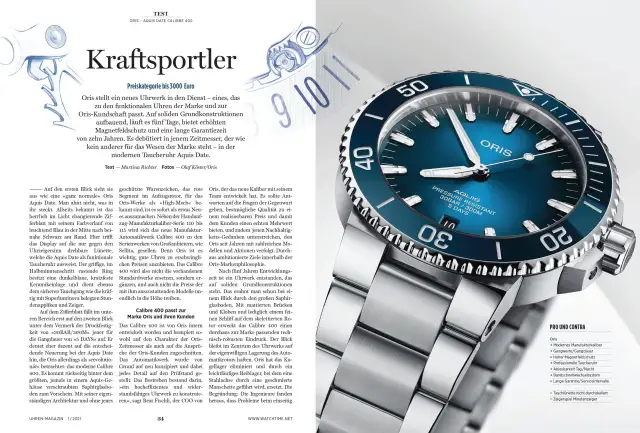 Oris aquis date test hotsell