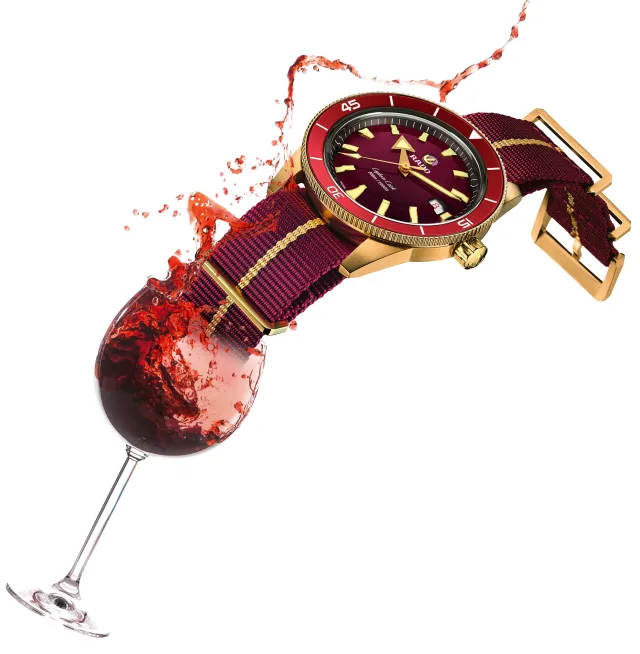 Rado Captain Cook Bronze Burgundy WatchTime