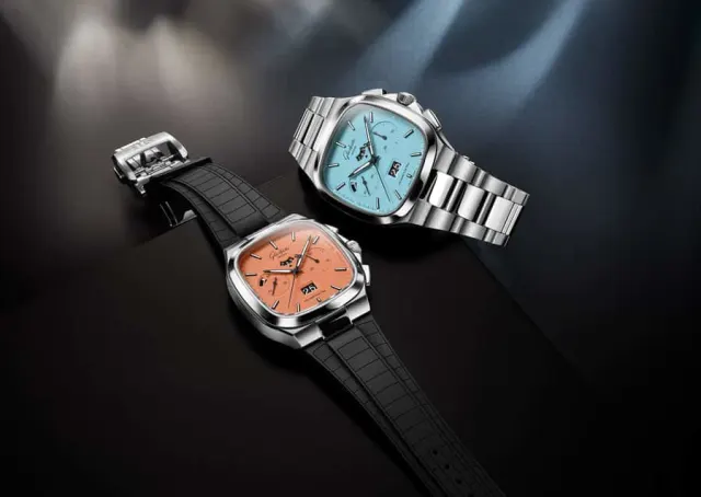 Glashutte Original Seventies Chronograph Panoramadatum in neuen Farben WatchTime