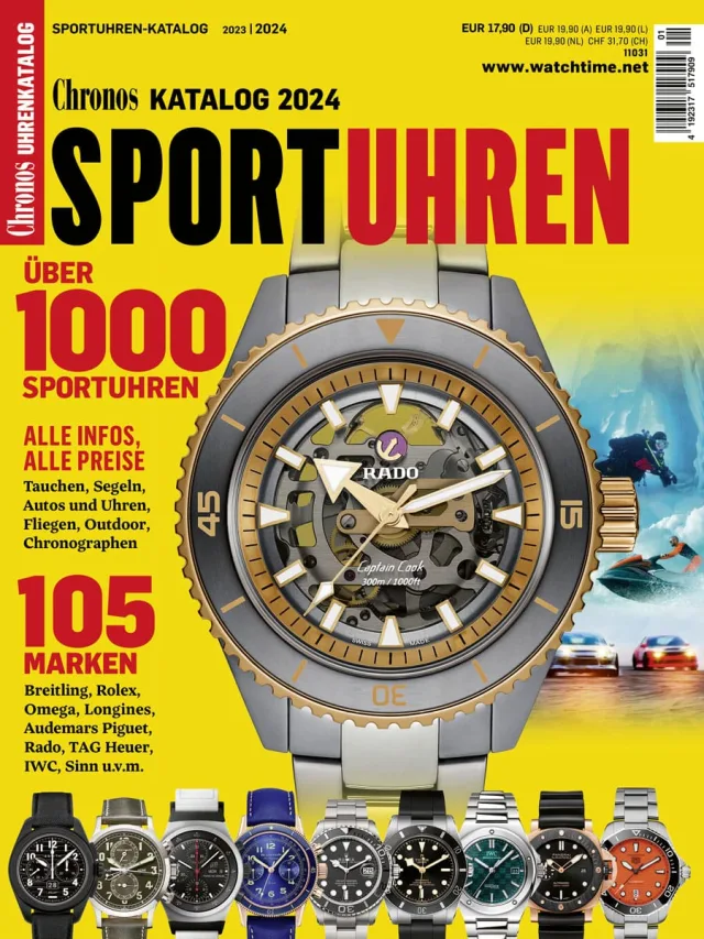 Chronos Sportuhren-Katalog 2023/24: Titel