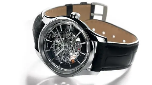 Maximalen Durchblick gewährt die De Ville Hour Vision Skeleton von Omega