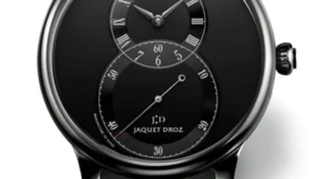 Schwarze Keramikuhr: die Grande Seconde Ceramic Black von Jaquet Droz