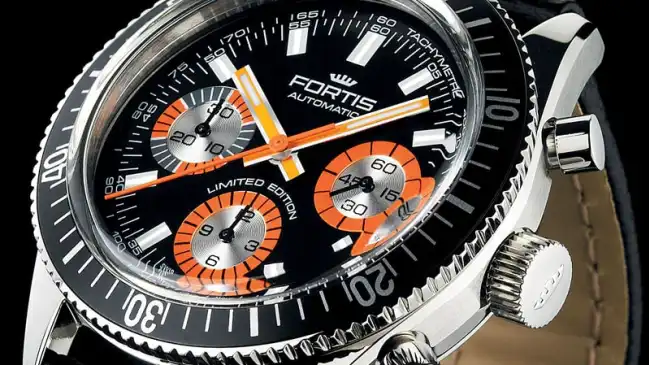 Eines der vielen Forits-Jubiläumsmodelle: die Marinemaster Vintage