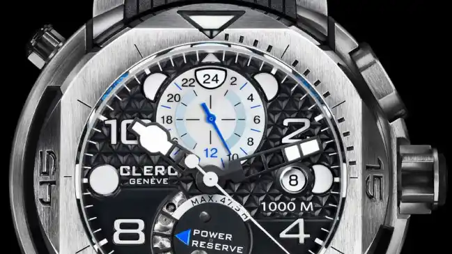 Die Hydroscaph Steel GMT von Clerc