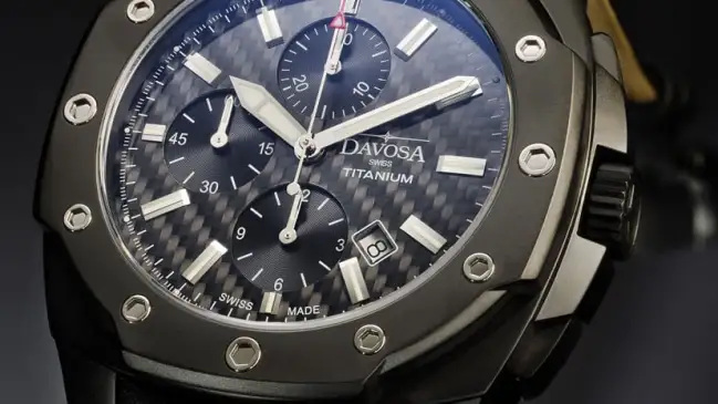 Neuer Chronograph von Davosa: der Black Titanium Limited Edition