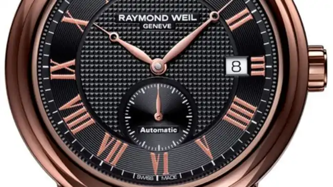 Die Maestro Petite Seconde Or Rose von Raymond Weil