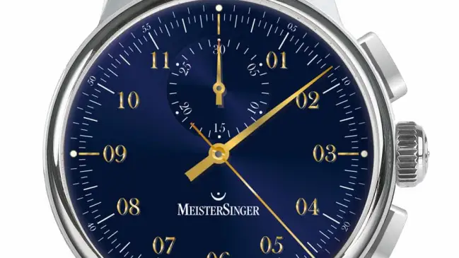 Attraktiv: der Chronograph Singular von Meistersinger