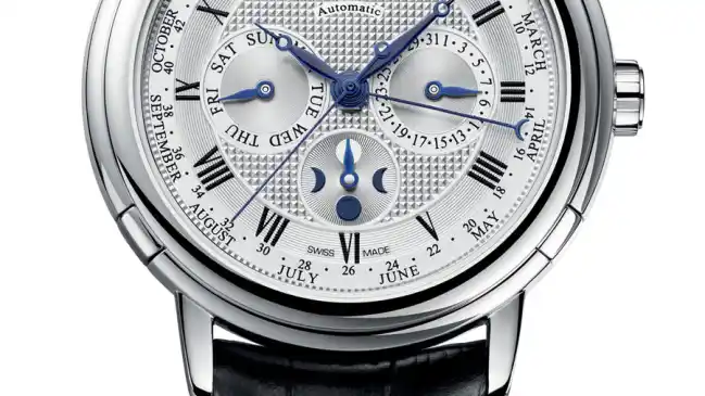 Anzeigenreich: die Maestro Phase de Lune Semainier von Raymond Weil