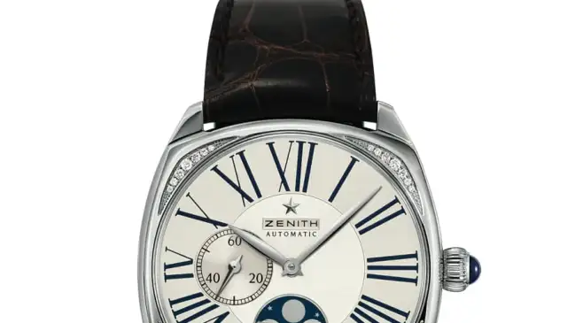 Gewölbtes Saphirglas unterstreicht die Kissenform des Star-Gehäuses.