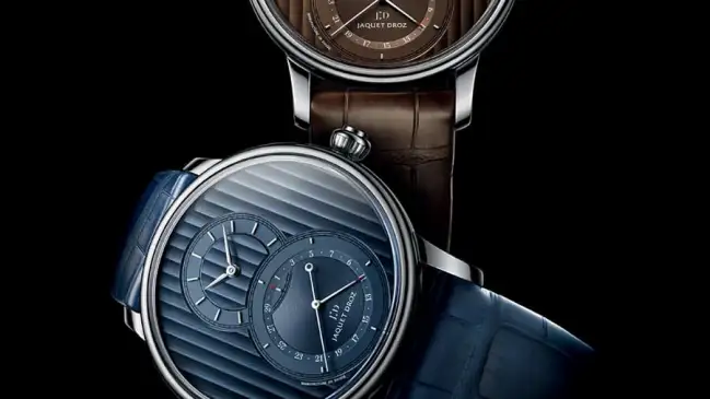 Für eine bessere Ablesbarkeit ist die Spitze des Datumszeigers rot eingefärbt.