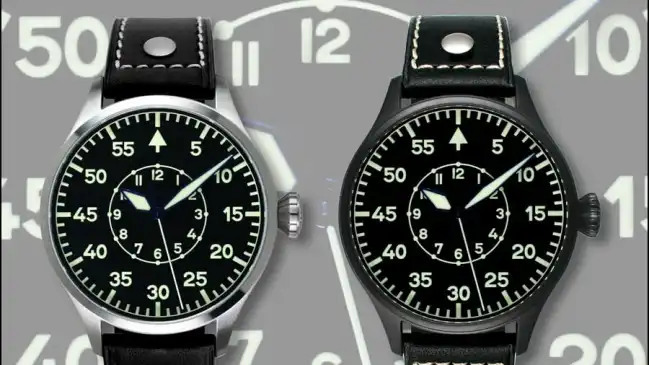 Archimede: Archimede: Pilot 42B in Titan oder Edelstahl