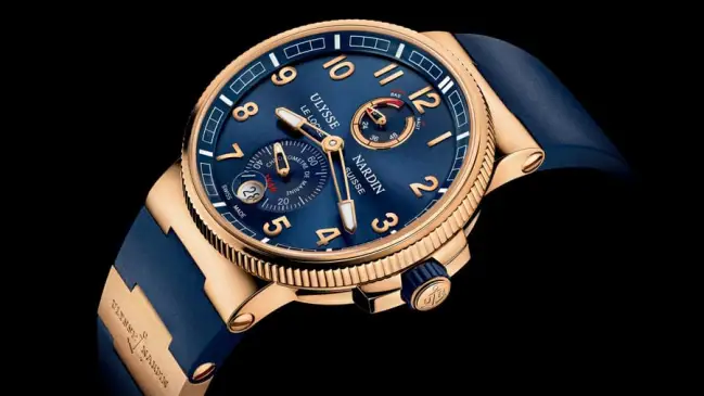 Ulysse Nardin: Marine Chronometer Manufacture Roségold, 2013