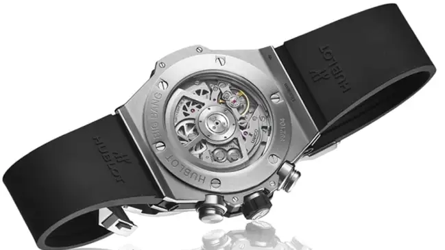Hublot: Big Bang Unico, Rückseite