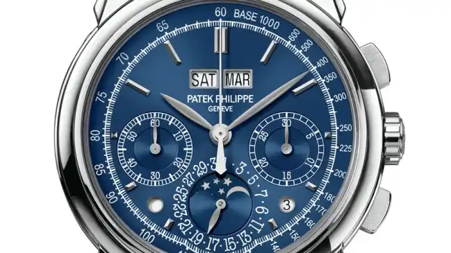 Patek Philippe: Grande Complication 5270G, Zifferblatt Blau