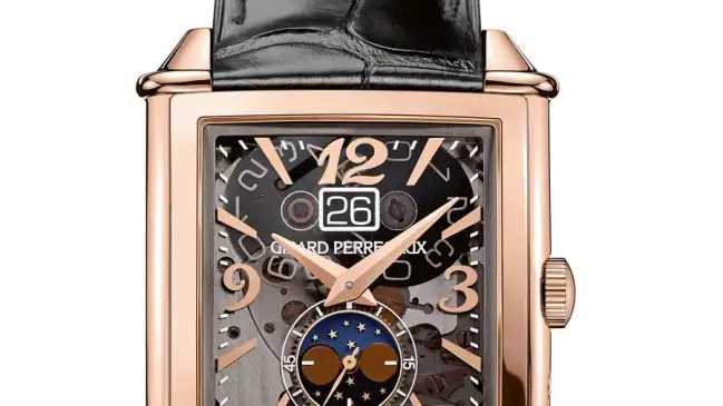 Girard-Perregaux: Vintage 1945 Large Date, Moon Phases in Rotgold
