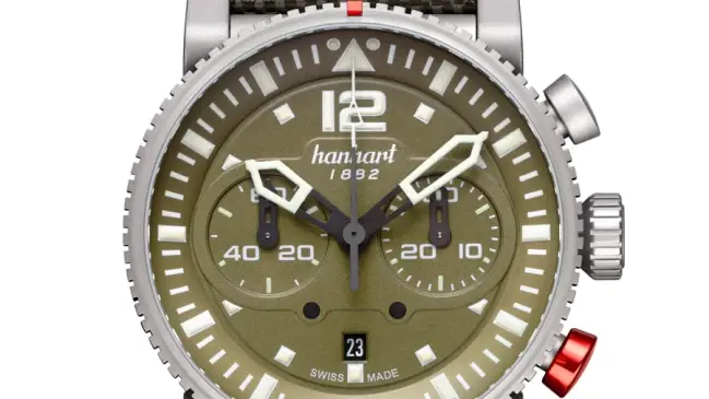 Hanhart: Primus Survivor Pilot, Frontansicht