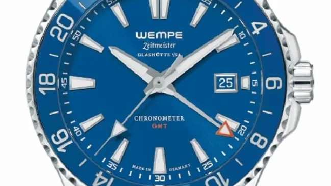 Wempe Glashütte: Zeitmeister Sport GMT in Blau