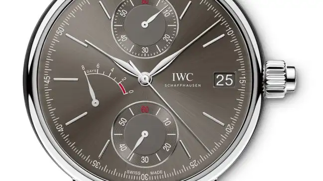 IWC: Portofino Handaufzug Monopusher, Edelstahlgehäuse
