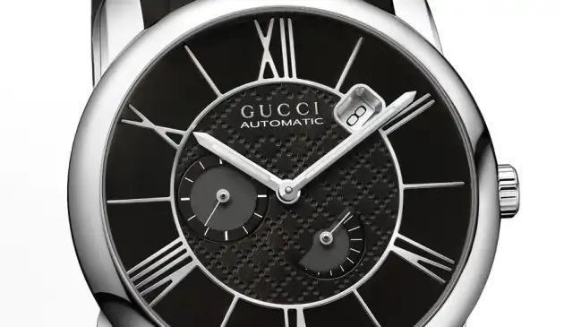 Gucci: Handmaster Automatic mit Gangreserveanzeige und kleiner Sekunde