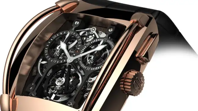 Alf Lie: AL01 Chrono Flying Tourbillon in Gold