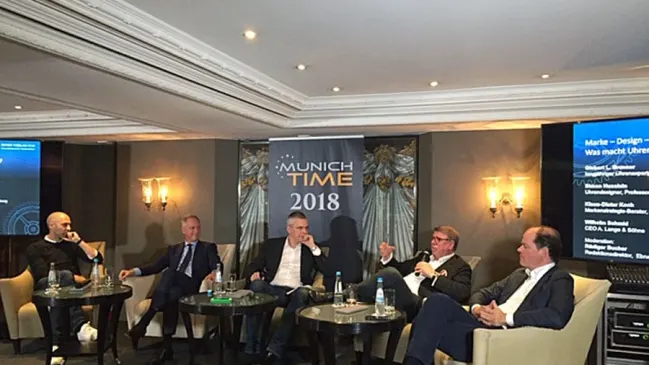 Die Podiumsdiskussion zum Thema "Marke, Design, Technik: Was macht Uhren heute begehrlich?"