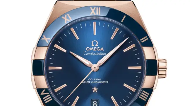 Omega: Constellation Gents 41mm Sedna-Gold