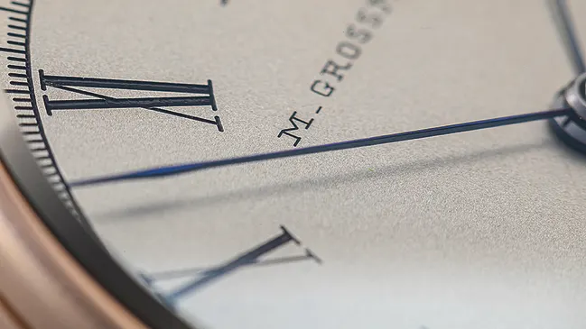 Moritz Grossmann: XII Birthday Edition roségold Zifferblatt