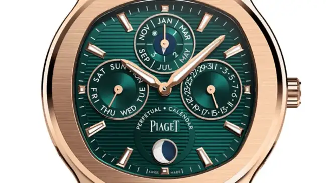 Piaget Uhr, Polo Perpetual Calendar, Grün, Gold, Watches & Wonders 2023