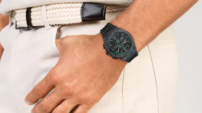 So sieht der sportliche neue Chronograph am Handgelenk aus