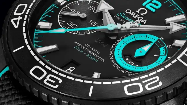 Omega Seamaster Planet Ocean Deep Black ETNZ