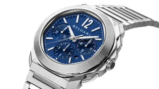 Bulgari: Octo Roma Chronograph mit Edelstahlband