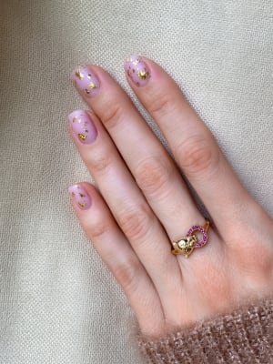 Złoty pierścionek 585 PANTERA CYRKONIE - miniatura 3