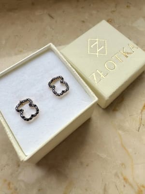 Złote kolczyki 585 MIŚ, MISIE - miniatura 3