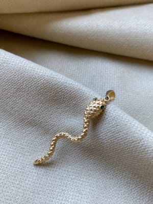 Złota zawieszka 585 WĄŻ - miniatura 1