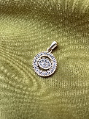 Złota zawieszka próba 585 OKO CYRKONIE - miniatura 1