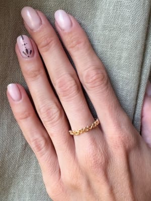 Złoty pierścionek 585 SERDUSZKA R.17 - miniatura 2