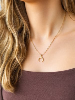 Złota zawieszka próba 585 KSIĘŻYC - miniatura 2