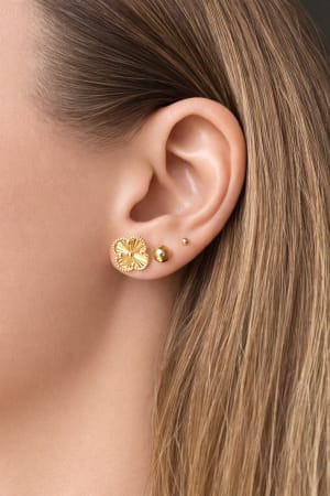 Złote kolczyki 585 KONICZYNKI - miniatura 2