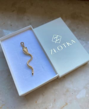 Złota zawieszka 585 WĄŻ - miniatura 3