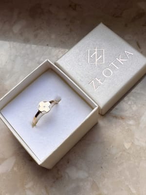 Złoty pierścionek 585 KONICZYNKA R.20 - miniatura 1