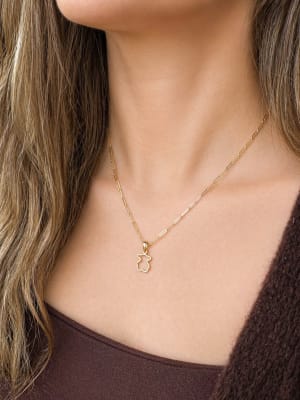 Złota zawieszka próba 585 MIŚ - miniatura 2