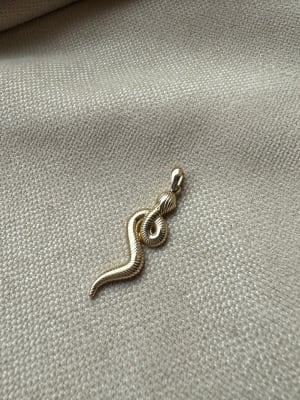 Złota zawieszka próba 585 WĄŻ - miniatura 1