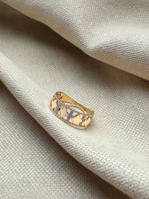 Złoty pierścionek 585 OBRĄCZKA KONICZYNKA - miniatura 1