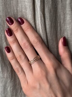 Złoty pierścionek 585 SERDUSZKA - miniatura 2