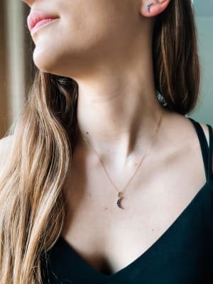 Złoty naszyjnik 585 KSIĘŻYC - miniatura 4