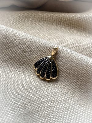 Złota zawieszka próba 585 MUSZELKA, MUSZLA - miniatura 1