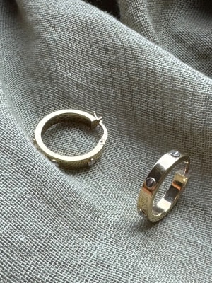 Złote kolczyki 585 KÓŁKA - miniatura 2