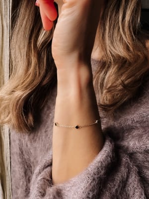 Złota bransoletka 585 KONICZYNKI - miniatura 3