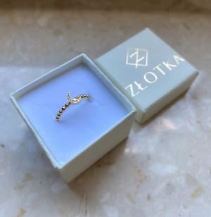 Złoty pierścionek 585 KSIĘŻYC - miniatura 4